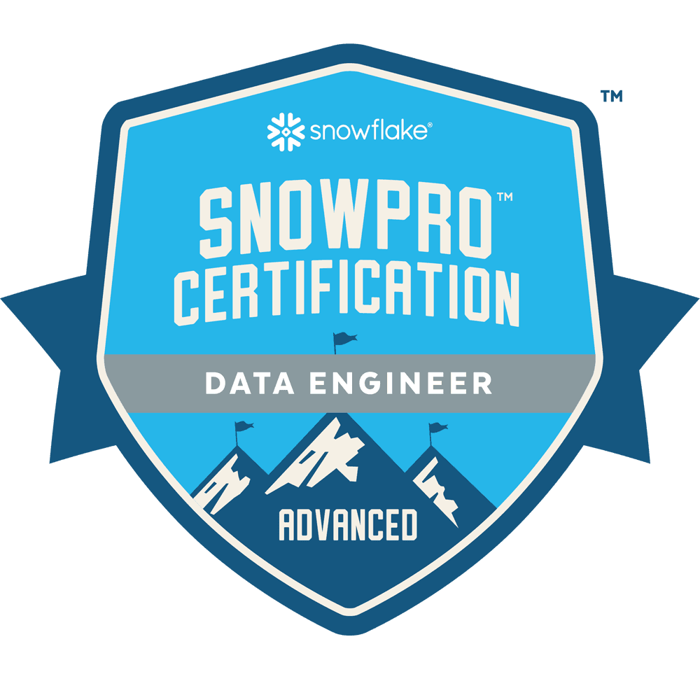 Snowflake SnowPro Advanced: Data Engineer Certification Logo