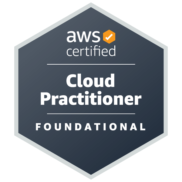 AWS Certified Cloud Practitioner - Practice Exam 1 Logo