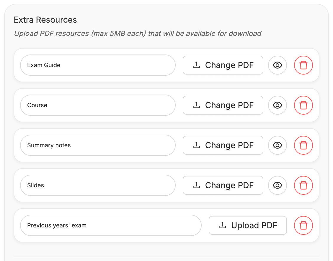 Resource Library preview