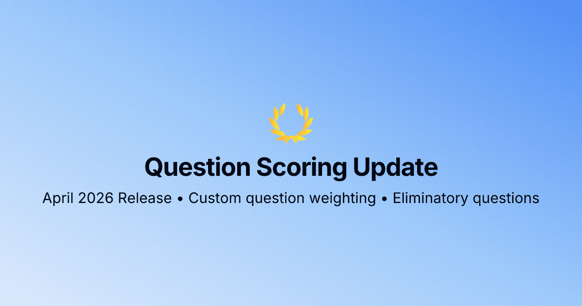 Image for Advanced Scoring: Question Weighting and Eliminatory Rules