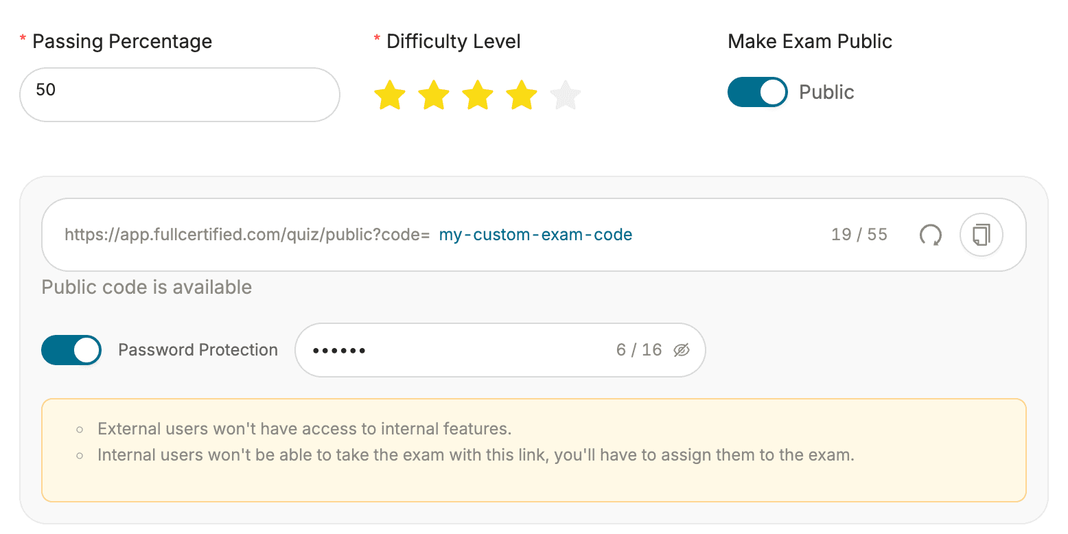 Image for More Control for Public Exams